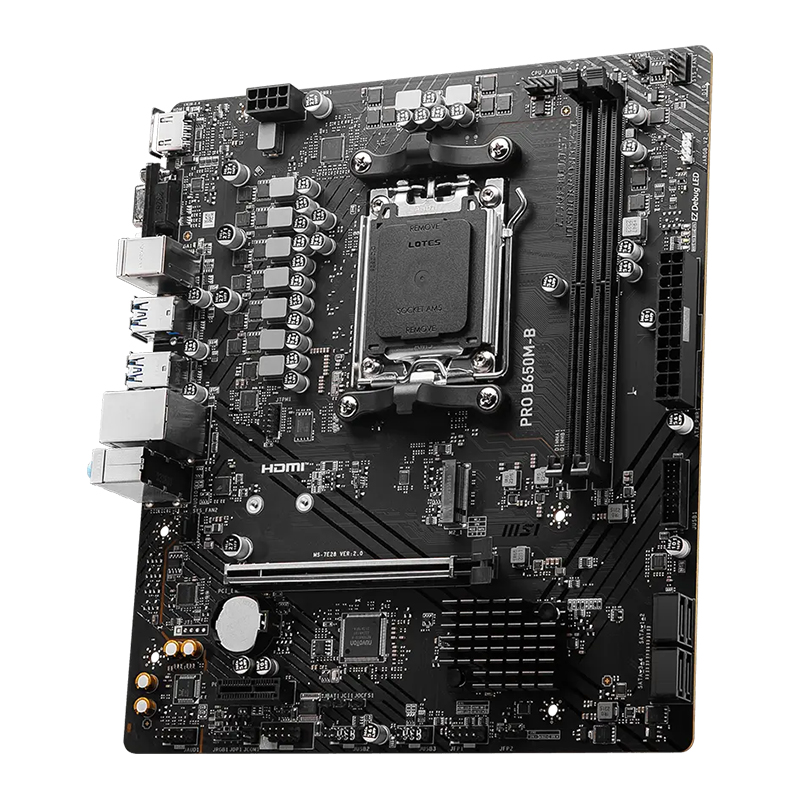 Motherboard MSI PRO B650M-B AM5 DDR5 mATX - Imagen 4