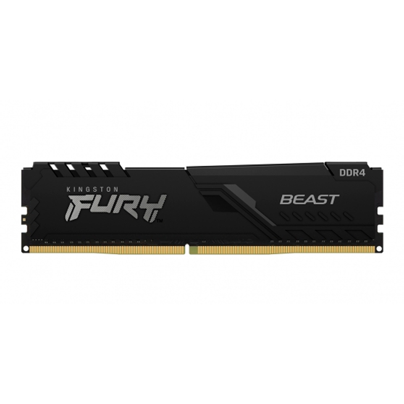 Memoria RAM Kingston Fury Beast 16GB DDR4 3200MHz CL16 Negra