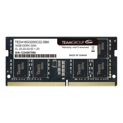 Memoria RAM TeamGroup Elite 16GB DDR4 3200MHz SODIMM Laptop