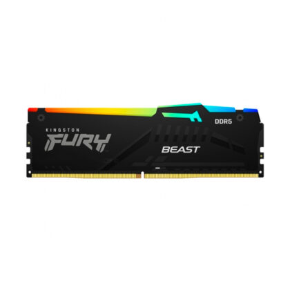 Memoria Kingston Fury Beast DDR5 16GB 6000MHz RGB Negro