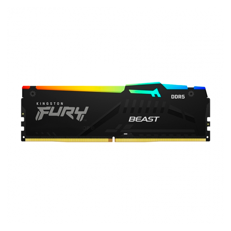 Memoria Kingston Fury Beast DDR5 16GB 6000MHz RGB Negro
