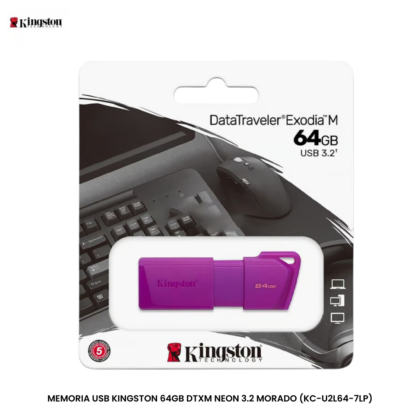 Kingston USB 3.2 64GB - Púrpura