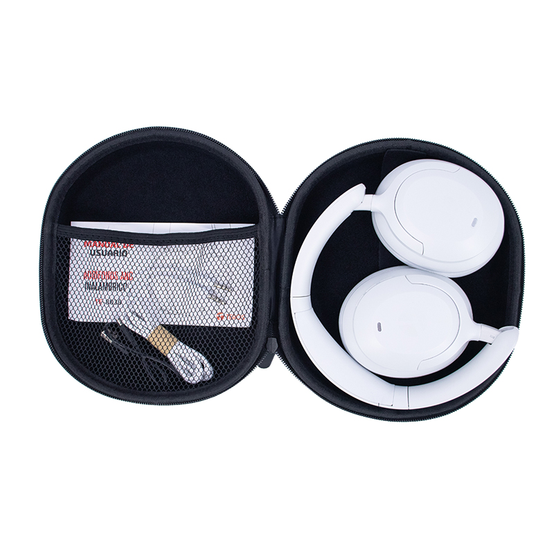 Audífonos Inalámbricos TEROS TE-8038W ANC USB-C Blanco Titanium - Imagen 6