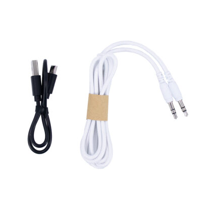 Audífonos Inalámbricos TEROS TE-8038W ANC USB-C Blanco Titanium