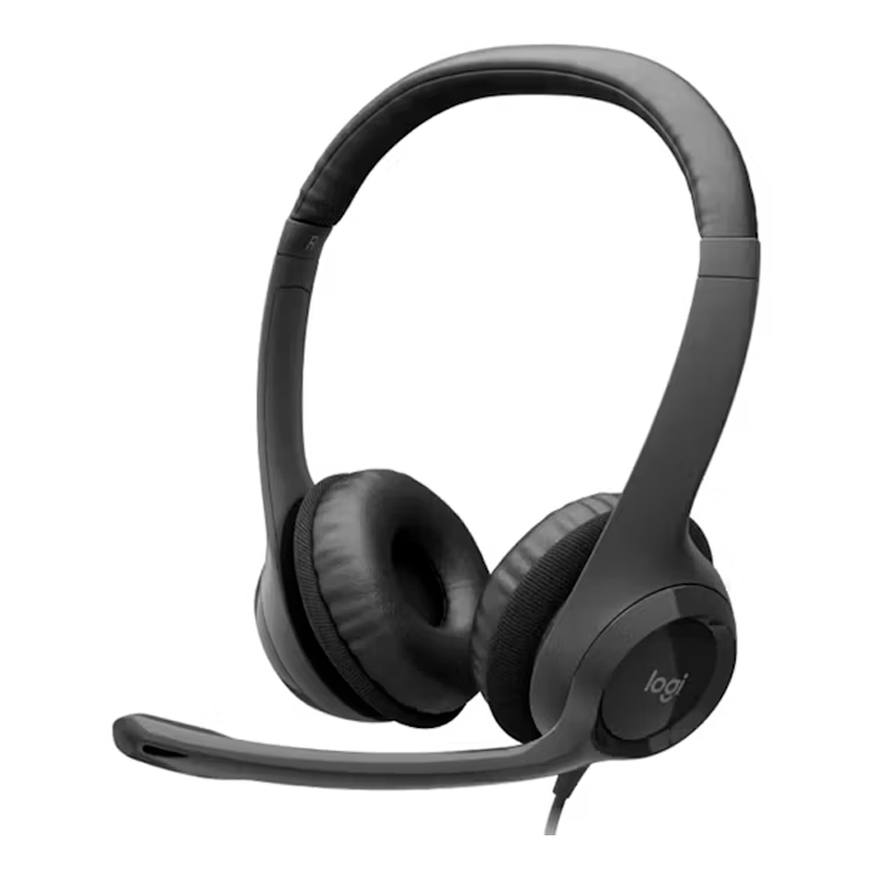 Auriculares Logitech H390 USB-A con Micrófono Cancelación Ruido Negro - Imagen 2