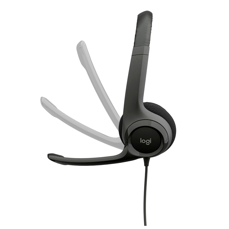 Auriculares Logitech H390 USB-A con Micrófono Cancelación Ruido Negro