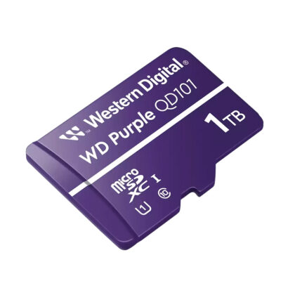 MicroSD WD Purple SC QD101 1TB para Cámaras de Seguridad