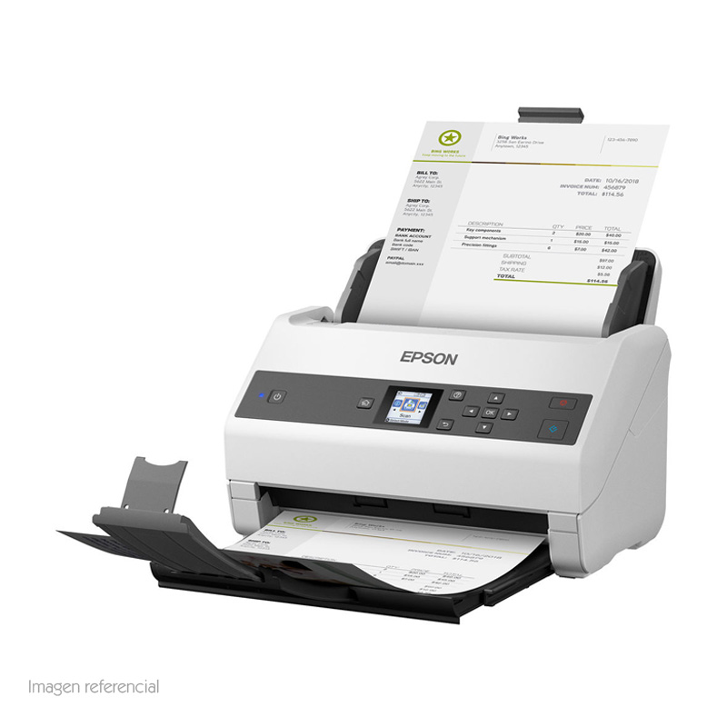 Escáner Epson WorkForce DS-870, 65 ppm, ADF, USB 3.0 - Imagen 2