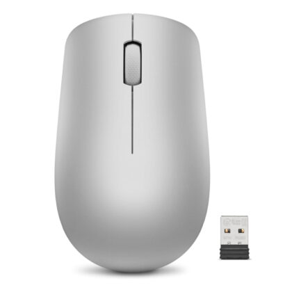 Mouse Inalámbrico Lenovo 530 2.4GHz Óptico Ambidiestro Gris