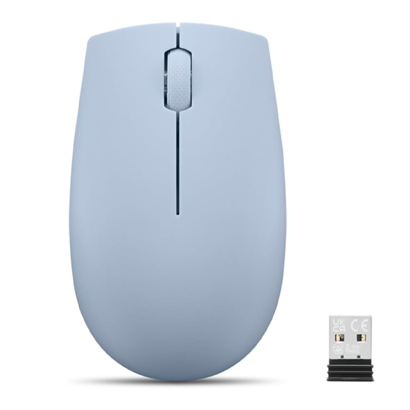 Mouse Inalámbrico Compacto Lenovo 300, Azul Escarcha - Imagen 3