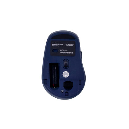 Mouse Inalámbrico Teros TE-1235S 6 Botones 2.4GHz Azul