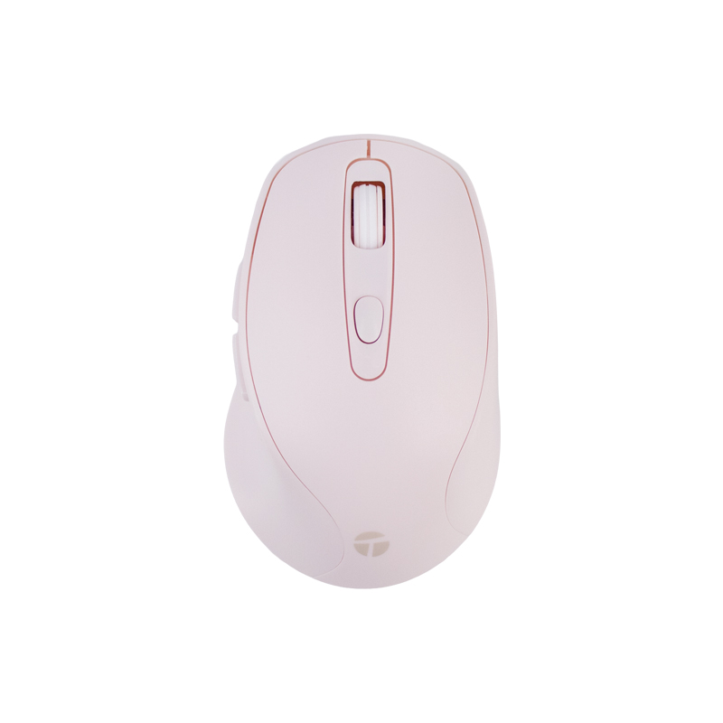 Mouse Inalámbrico TEROS TE-1234S Rosado 6 Botones - Imagen 2