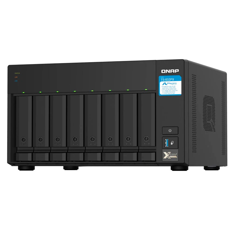 Servidor NAS QNAP TS-832PX-4G 8 Bahías ARM Cortex-A57 4GB - Imagen 2