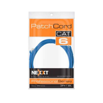 Nexxt Patch Cord Cat6 3Ft Azul