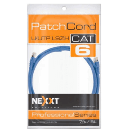 Nexxt Cat.6A Patch Cable UTP 7ft Azul