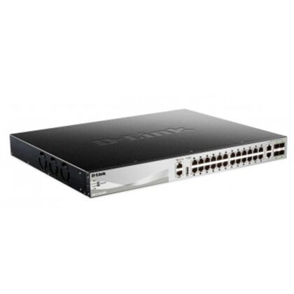 Switch D-Link DGS-3130-30PS Gestionable 24 Puertos PoE+ 4 SFP+