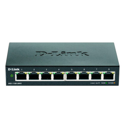 Switch D-Link EasySmart 8 Puertos Gigabit DGS-1100-08