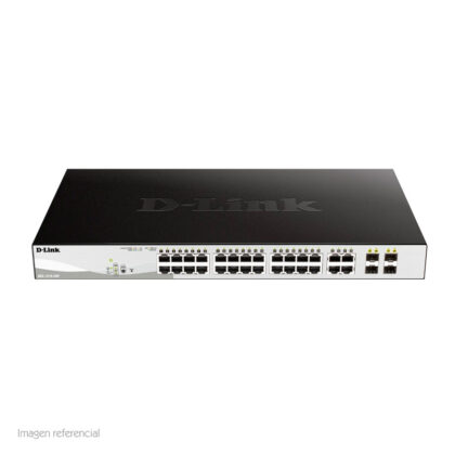 Switch D-Link DGS-1210-28P PoE 24 Puertos Gigabit + 4 SFP