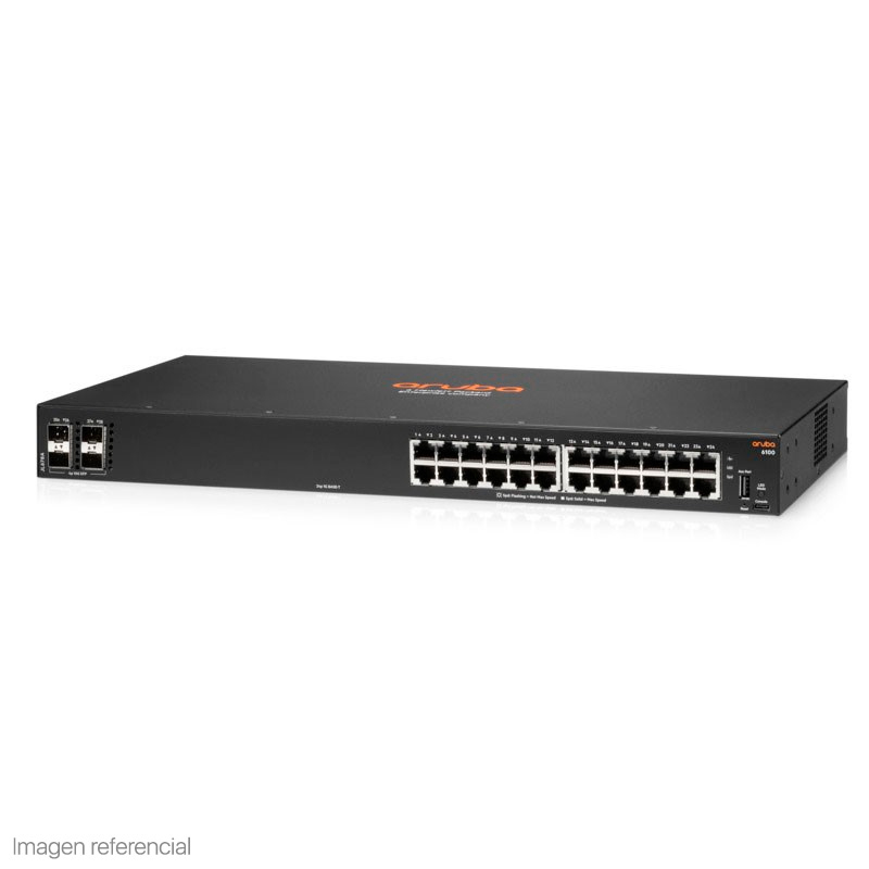 Switch Aruba 6100 24G 4SFP+ Administrable Enterprise - Imagen 2