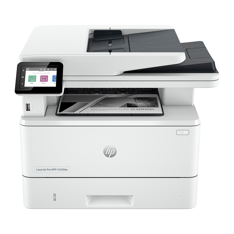 HP LaserJet Pro MFP 4103fdw Multifuncional Láser Monocromática - Imagen 2