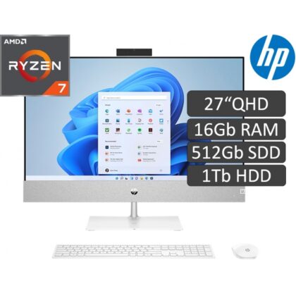 HP Pavilion 27 All-in-One Ryzen 7