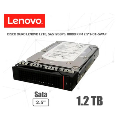 Disco Duro Lenovo ThinkSystem 1.2TB SAS 10K 2.5" Hot-Swap