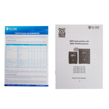UPS Interactivo ELISE AUR-1500-LCD-USB 1500VA/900W
