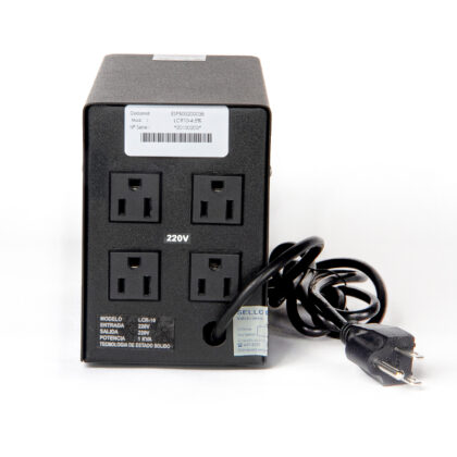 Estabilizador Monofásico ELISE IEDA SAFE 1kVA 220V 4 Tomas