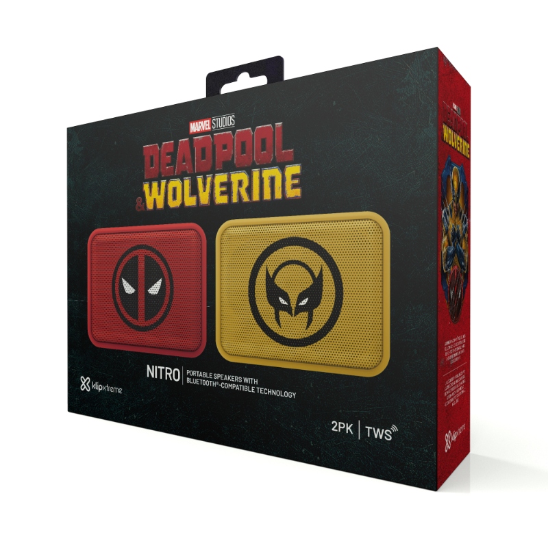 Klip Xtreme KBS-025MD-2PK Altavoz Deadpool Wolverine - Imagen 2