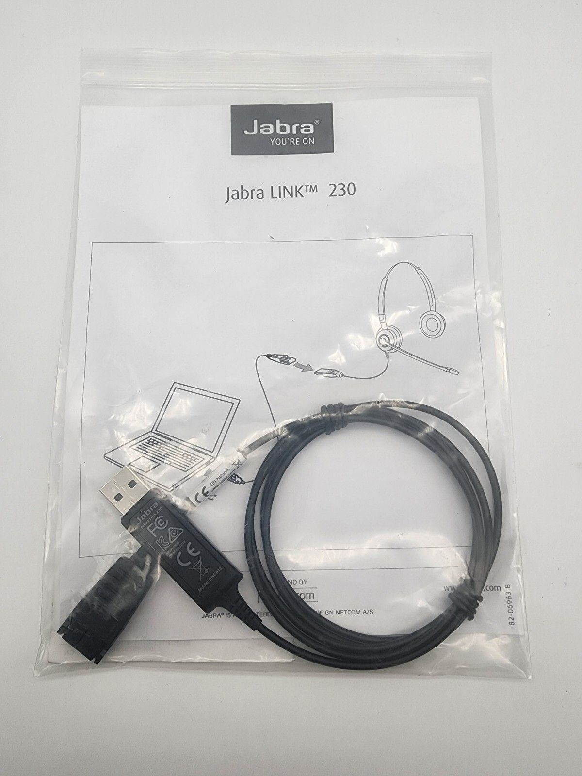 Jabra LINK 230 Adaptador USB a QD - Imagen 3