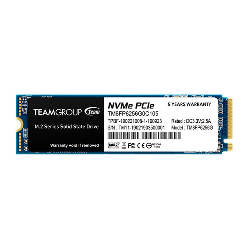 SSD Team Group MP33 256GB M.2 NVMe PCIe 3.0