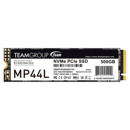 Disco SSD TeamGroup MP44L 500GB PCIe 4.0 NVMe M.2