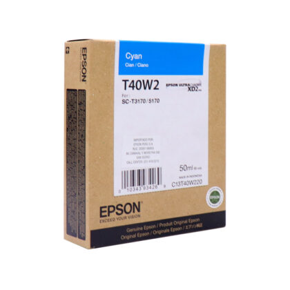 Cartucho Tinta Epson T40W220 Cyan 50ml Original