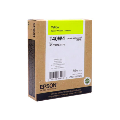 Cartucho Tinta Epson T40W420 Amarillo 50ml Original