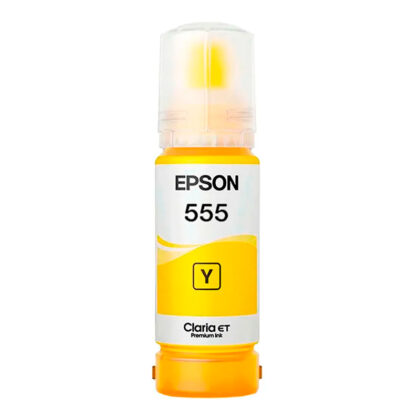 Botella Tinta Amarilla EPSON T555420 Original 65ml