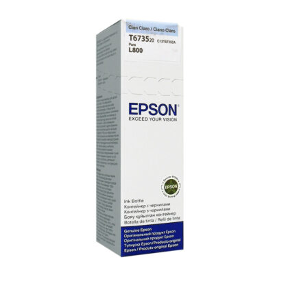 Tinta EPSON L800 Cian Claro 70ml Original T673520