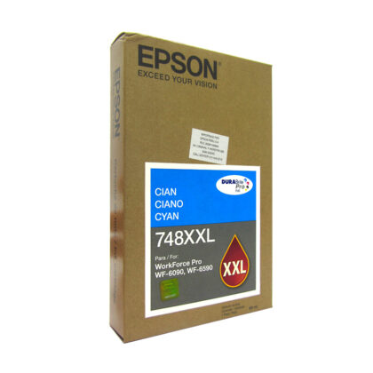 Cartucho Tinta Cyan Epson T748XXL Alta Capacidad