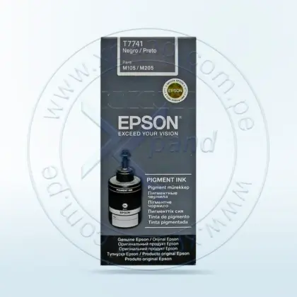 Botella Tinta Epson 774 Negra 140ml Original