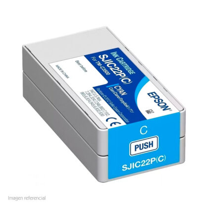 Cartucho de Tinta EPSON Cian C33S020581 para ColorWorks C3500