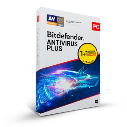 Bitdefender Antivirus Plus 2024 - 1 PC + 1 Dispositivo Móvil - 12