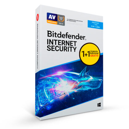 Bitdefender Internet Security 1+1 PC 12 Meses