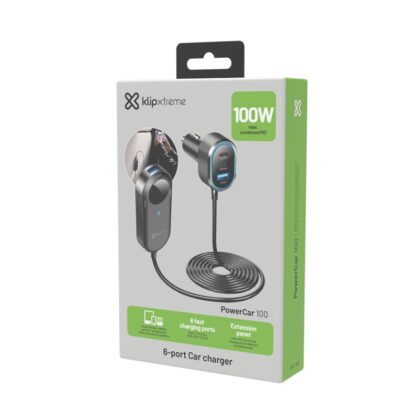 Klip Xtreme KCC-100 Adaptador Coche 100W
