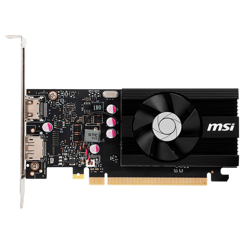 MSI GeForce GT 1030 4GB DDR4 OC Low Profile - Imagen 2