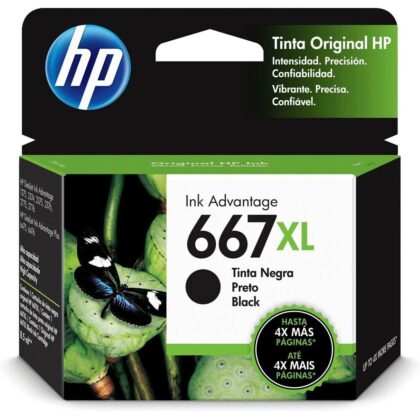 Cartucho de Tinta HP 667XL Negro