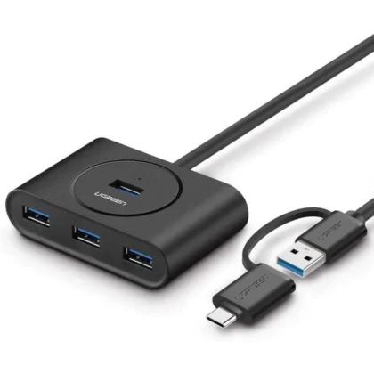 Hub USB UGREEN 4 Puertos USB 3.0 Gris