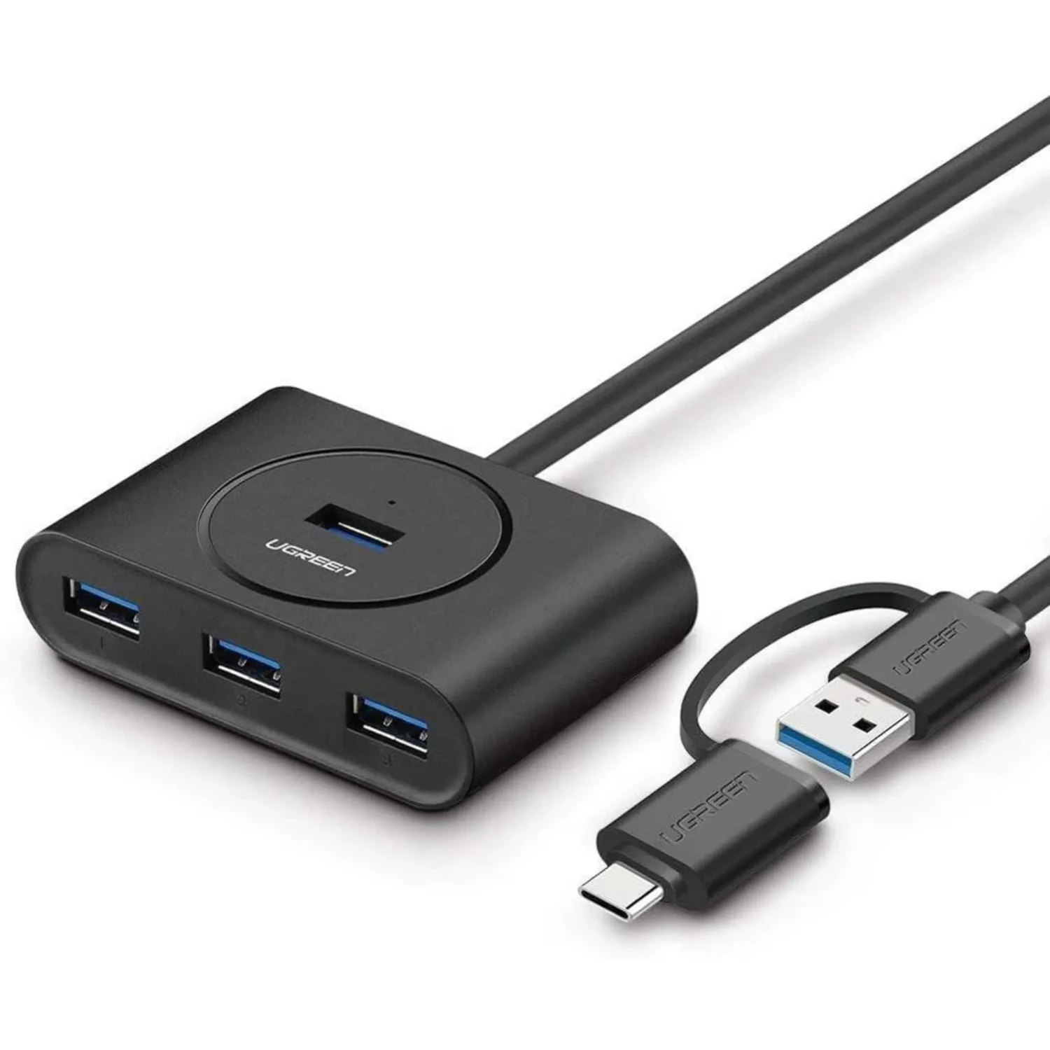 Hub USB UGREEN 4 Puertos USB 3.0 Gris