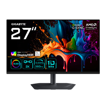 Monitor Gamer Gigabyte MO27Q3 27 QD OLED QHD 360Hz