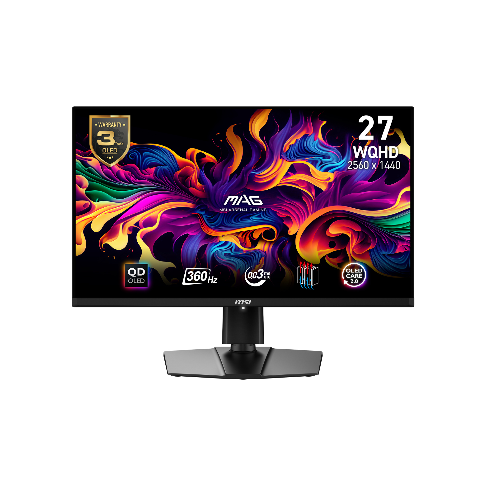 Monitor Gamer MSI MAG 271QPX QD-OLED 360Hz