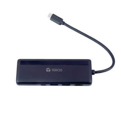 Hub USB-C TEROS TE-7134N 7 en 1 HDMI RJ45 PD