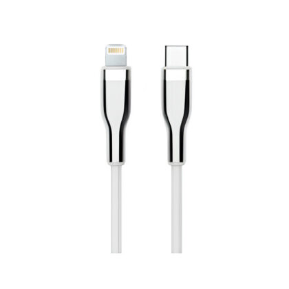 Cable USB Teros TE-70212W Tipo C a Lightning 2 m Blanco